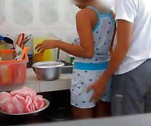 Flash dibujos animados porno de caliente en la cocina caliente