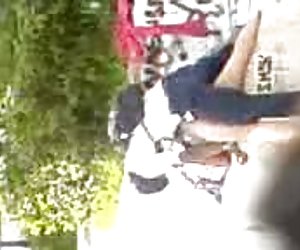 Casting para porno papel de video de pareja de estudiantes cogiendo en el parque.