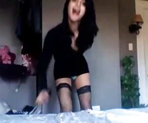 Atrapado hijo porno caliente emo tetas en la webcam