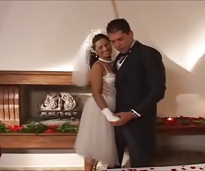 Novia brasileña de noche de bodas mierda brasileño mierda novia